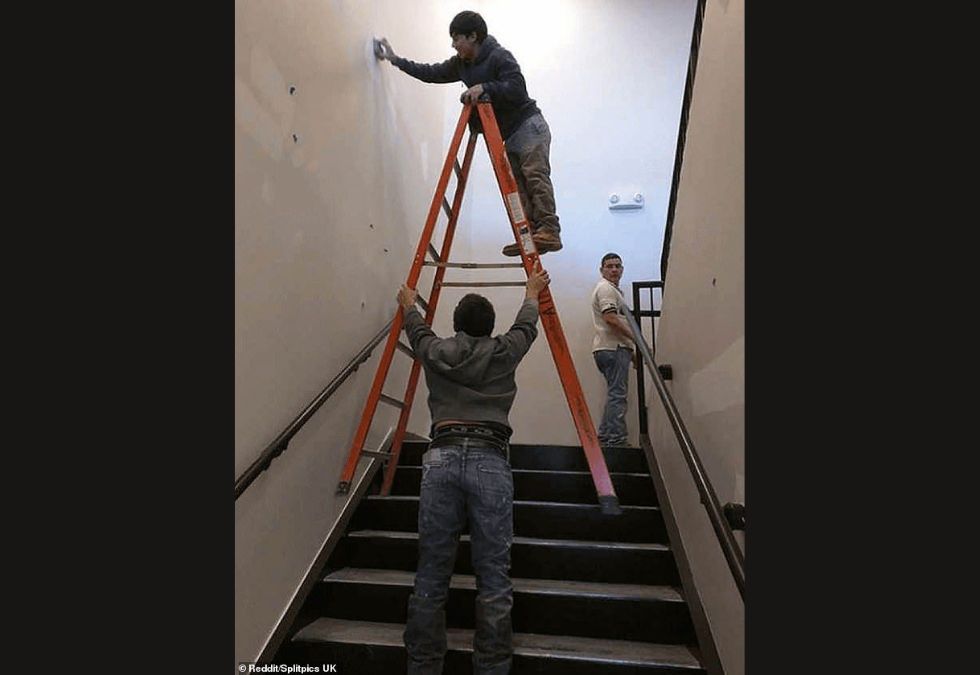 Rejected Ladder 15 Photos Where Common Sense Didn't Figure Into It