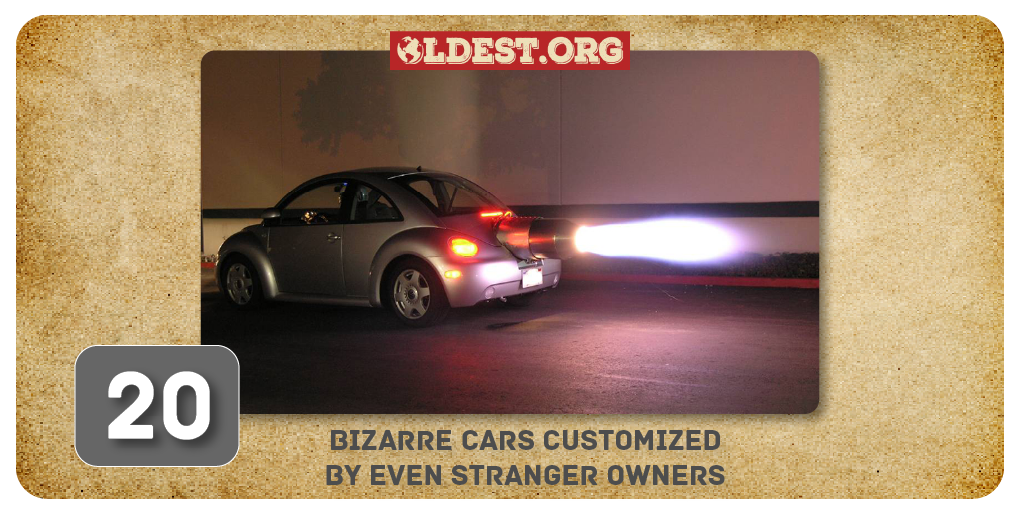 20 Absolutely Bizarre Cars Customized by Even Stranger Owners - Oldest.org